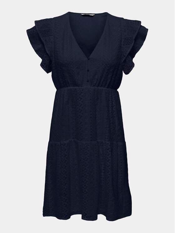 ONLY ONLY Poletna obleka Helena 15303058 Mornarsko modra Regular Fit