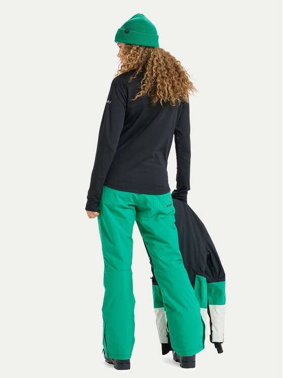 Roxy Roxy Techninis džemperis Vertere Full Zip ERJFT04974 Juoda Regular Fit