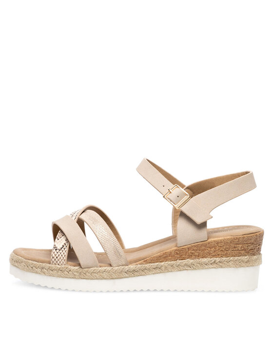 Clara Barson Clara Barson Espadryle WYL0510-04 Beżowy