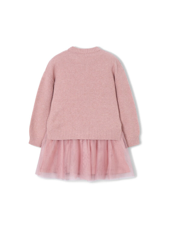 Mayoral Mayoral Трикотажна сукня 4918 Рожевий Regular Fit