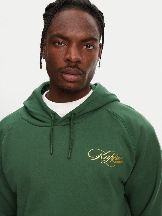 Kappa Kappa Felpa Nilufer 341T54W Verde Regular Fit