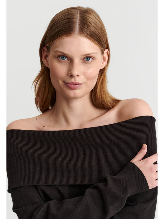 TATUUM TATUUM Sweter SELENA Brązowy Classic Fit
