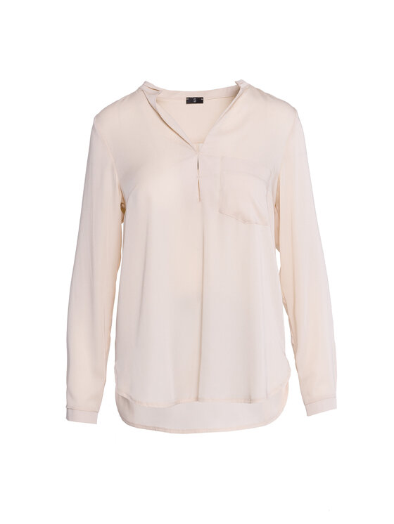 Stylove Stylove Bluzka S375 Beżowy Ladies Fit