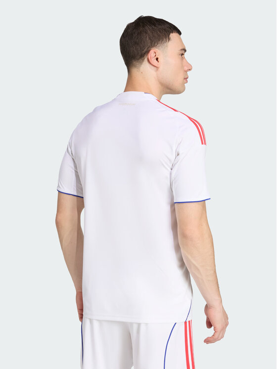 adidas adidas Koszulka techniczna Olympique Lyonnais 25/26 Home Jersey Biały Slim Fit