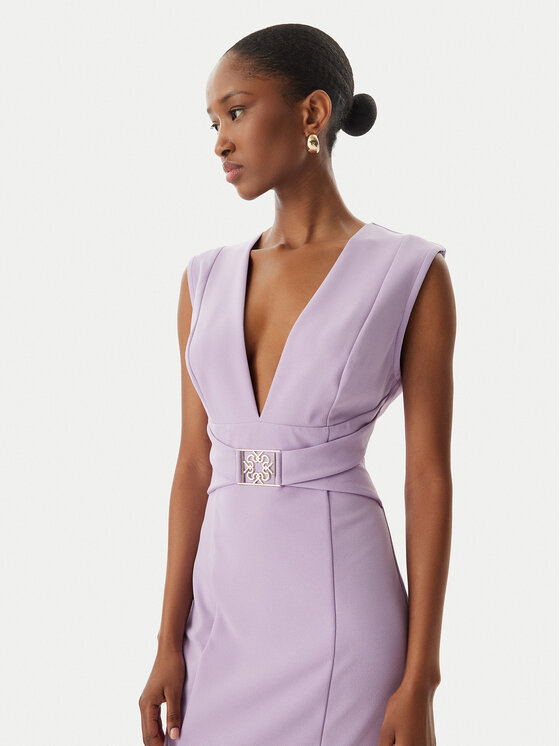 Rinascimento Rinascimento Kokteilinė suknelė CFC0123769003 Violetinė Regular Fit