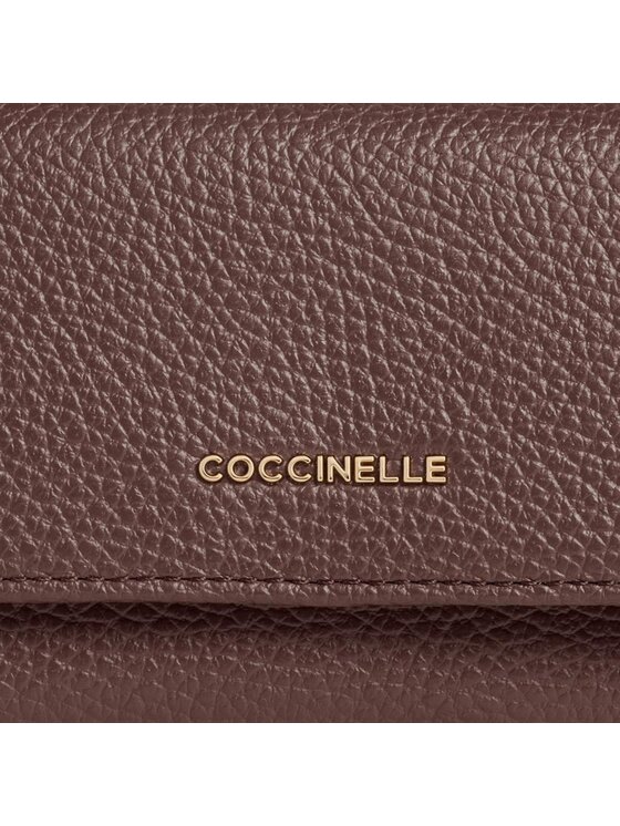 Coccinelle Coccinelle Portafoglio Metallic Small Bordeaux