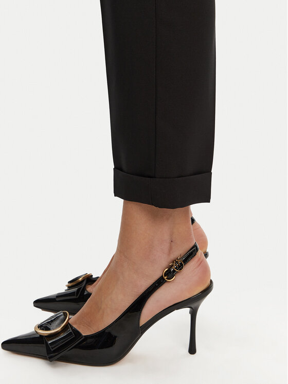 ARTIGLI ARTIGLI Pantaloni din material ACPA000837 Negru Regular Fit