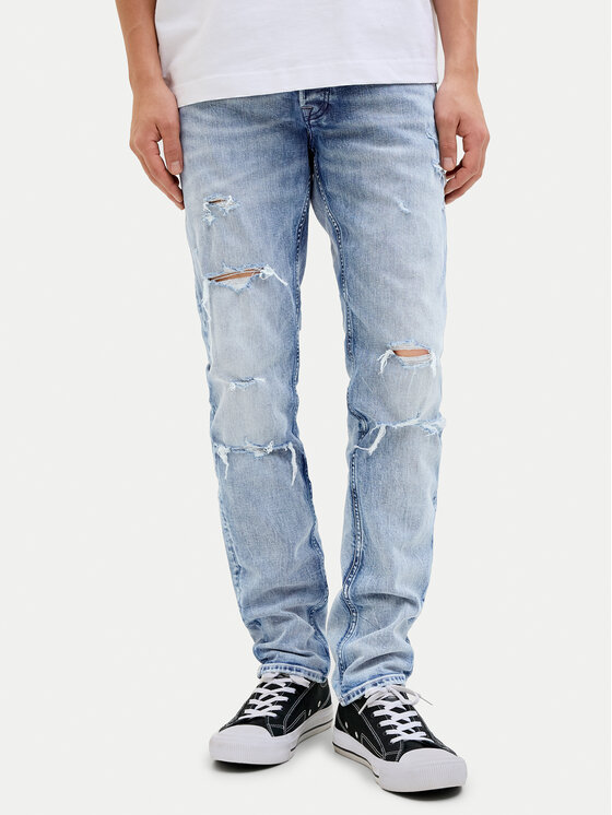Męskie Jeansy Jack&Jones, Rozmiar 34/32, Niebieskie, Glenn 12261699