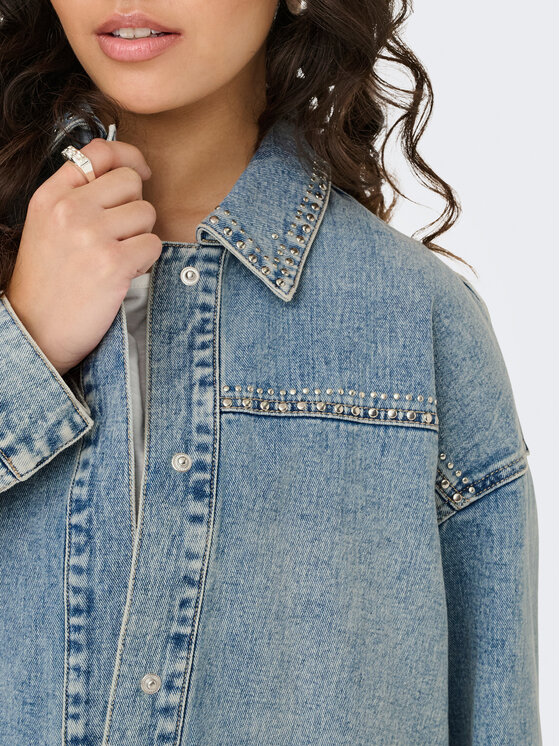 JDY JDY Geacă de blugi Aspen 15351405 Albastru Regular Fit