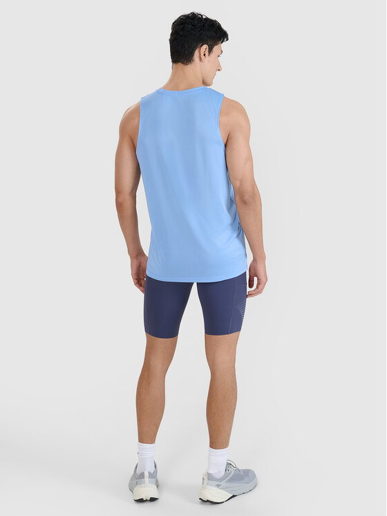 4F 4F Legginsy RUNNING Szary ciemny Slim Fit