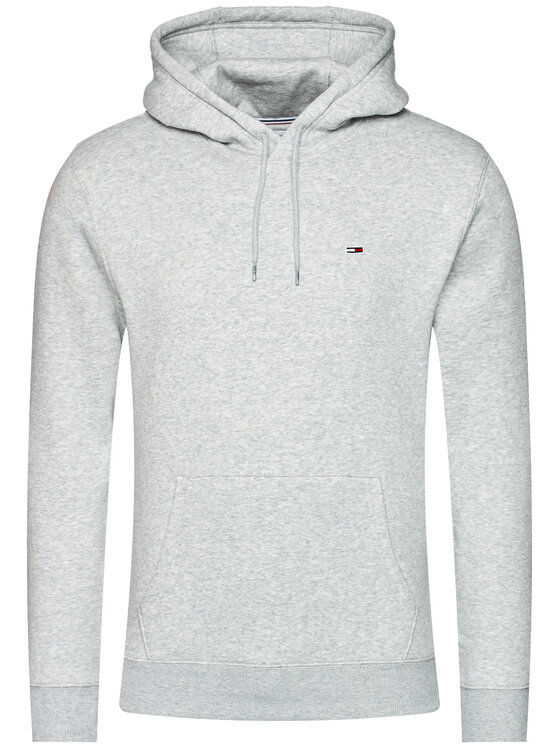 Tommy Jeans Bluza Regular Fleece DM0DM09593 Szary Regular Fit