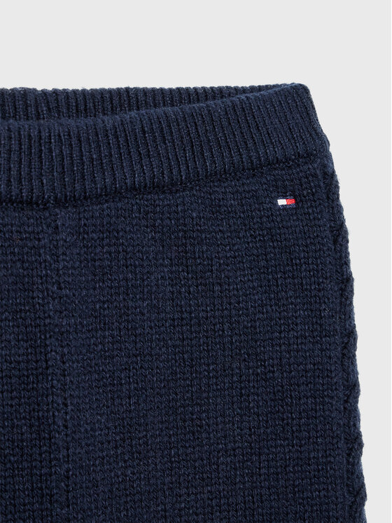 Tommy Hilfiger Tommy Hilfiger Komplet dziecięcy Baby Cable KN0KN01529 Granatowy Regular Fit