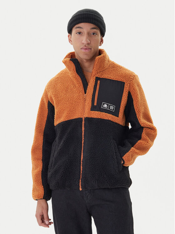 Kappa Kappa Fleecejacke Olya 381Z6LW Braun Regular Fit