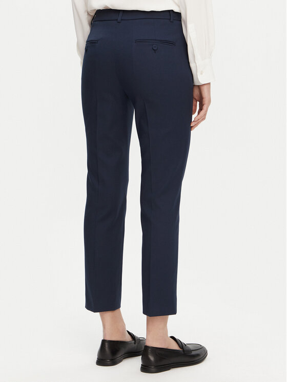 Weekend Max Mara Weekend Max Mara Pantaloni chino Vite 2515131021 Blu scuro Slim Fit