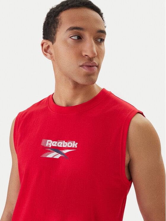 Reebok Reebok Majica brez rokavov Bradshaw RK25560CCM Rdeča Regular Fit