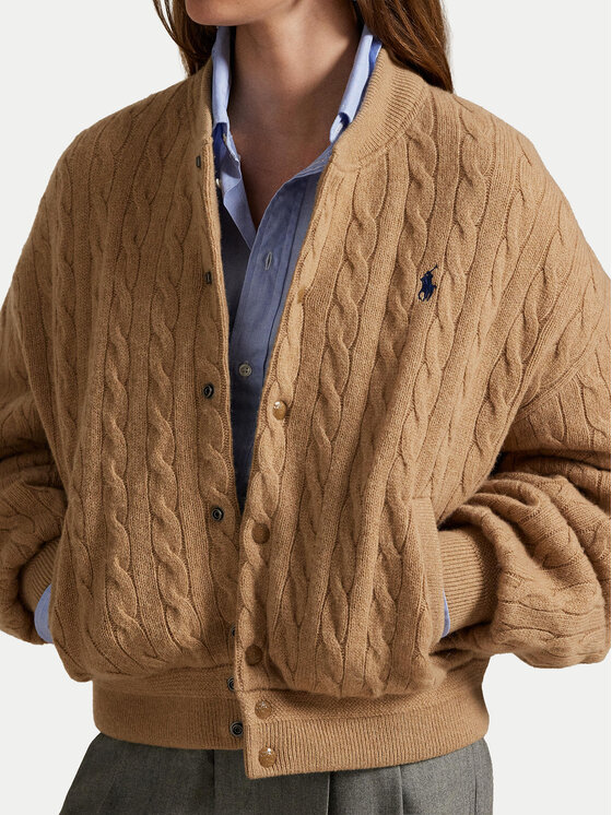 Polo Ralph Lauren Polo Ralph Lauren Μπόμπερ μπουφάν 211966122002 Μπεζ Relaxed Fit