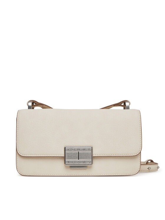 Tommy Jeans Tommy Jeans Дамска чанта Tjw Crush Crossover AW0AW17529 Кремав