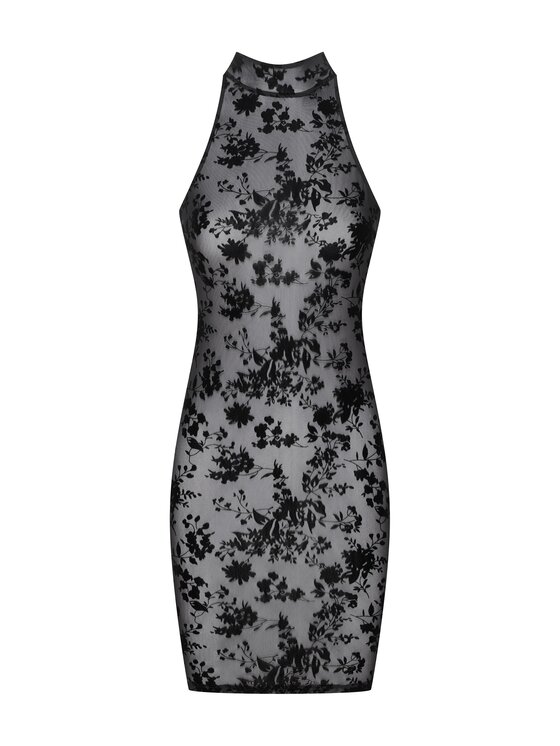 Esotiq Esotiq Koszula nocna 44178 Czarny Regular Fit
