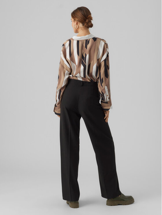 Vero Moda Vero Moda Πουκάμισο 10295476 Καφέ Regular Fit