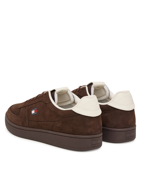Tommy Jeans Tommy Jeans Αθλητικά Archive 98' Nubuck Court EM0EM01788 Σκούρο καφέ