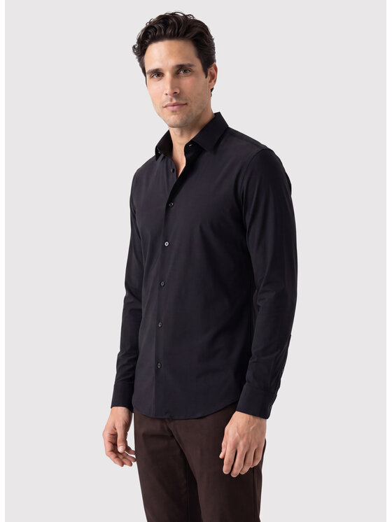 Pako Lorente Pako Lorente Koszula P26WF-1X-011 Czarny Slim Fit