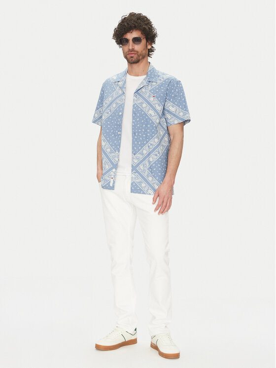 Tommy Jeans Tommy Jeans Camicia DM0DM20888 Celeste Regular Fit