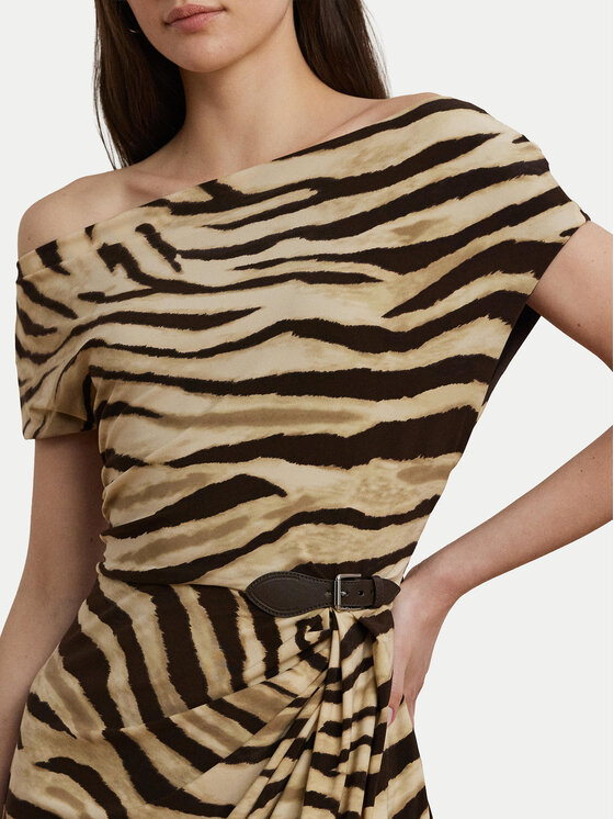 LAUREN RALPH LAUREN LAUREN RALPH LAUREN Koktel haljina 200973604001 Bež Slim Fit