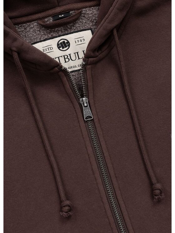 PITBULL PITBULL Bluza Washed HACKETT Brązowy Regular Fit