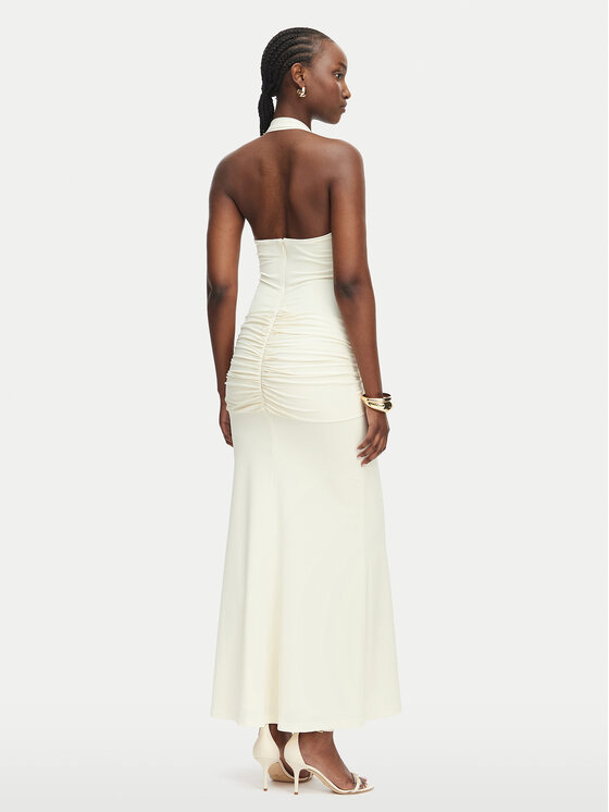 Bardot Bardot Abito da sera Emilia 60386DB Crema Slim Fit