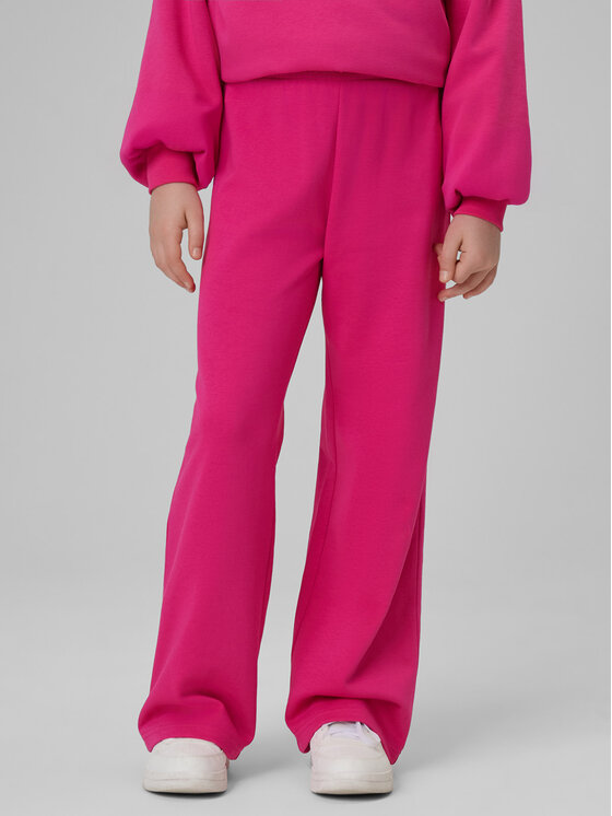 4F 4F Spodnie dresowe BASIC+ Różowy Regular Fit