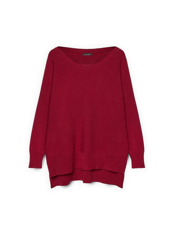 Fiorella Rubino Fiorella Rubino Sweter M027E002013N036 Bordowy Regular Fit