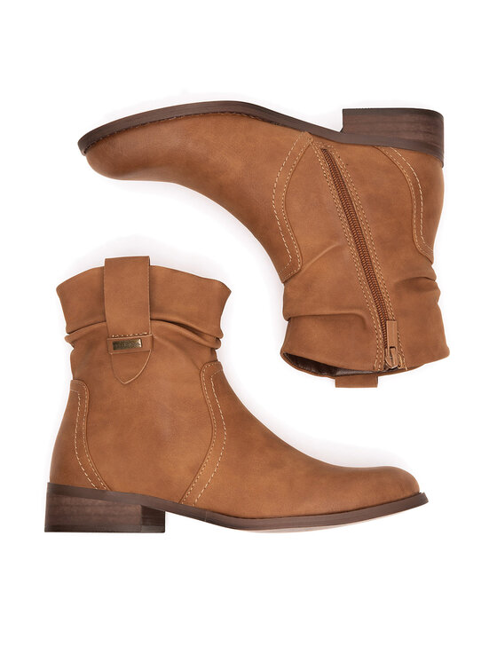 Clara Barson Clara Barson Καουμπόικες Μπότες & Μποτάκια WS23280-01 Καφέ