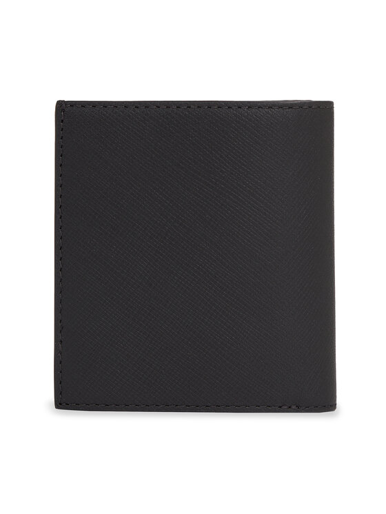 Calvin Klein Calvin Klein Veliki muški novčanik Modern Bar Trifold 6Cc W/Coin K50K511836 Crna