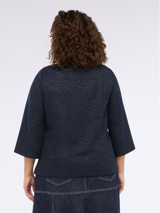 Fiorella Rubino Fiorella Rubino Felpa G858L008686N034 Blu Boxy Fit