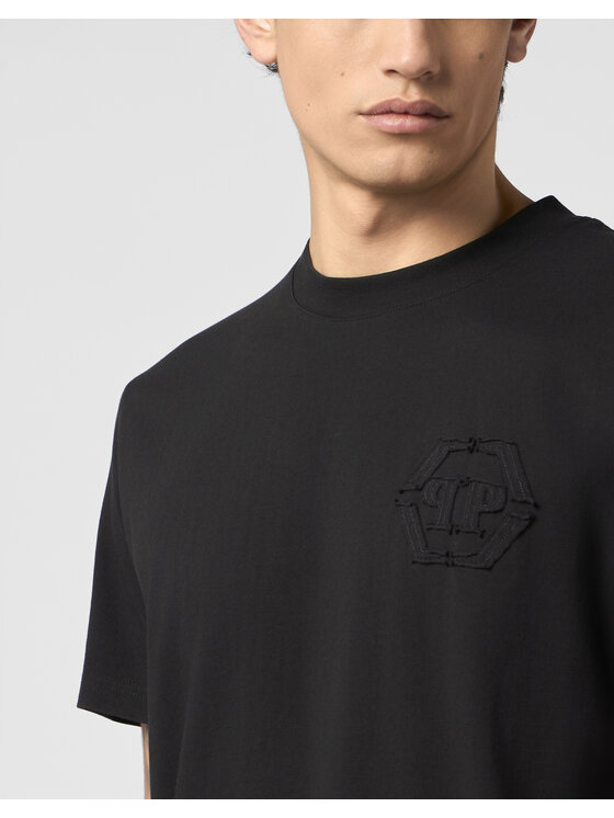 PHILIPP PLEIN PHILIPP PLEIN T-Shirt 29734 Czarny Regular Fit