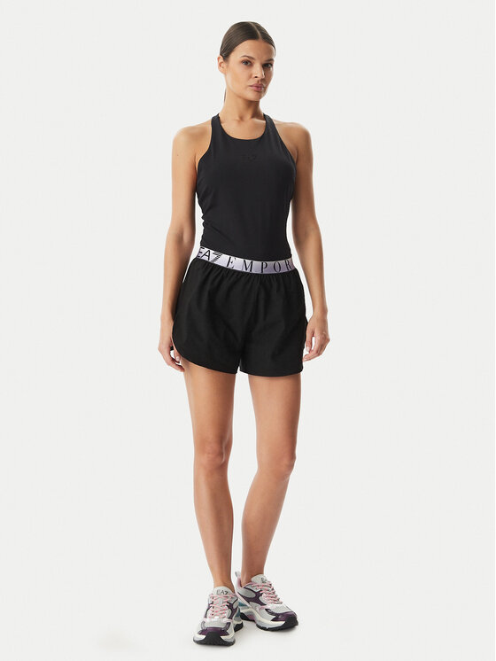 EA7 Emporio Armani EA7 Emporio Armani Pantaloni scurți sport 7W000931 AF15724 UC001 Negru Regular Fit