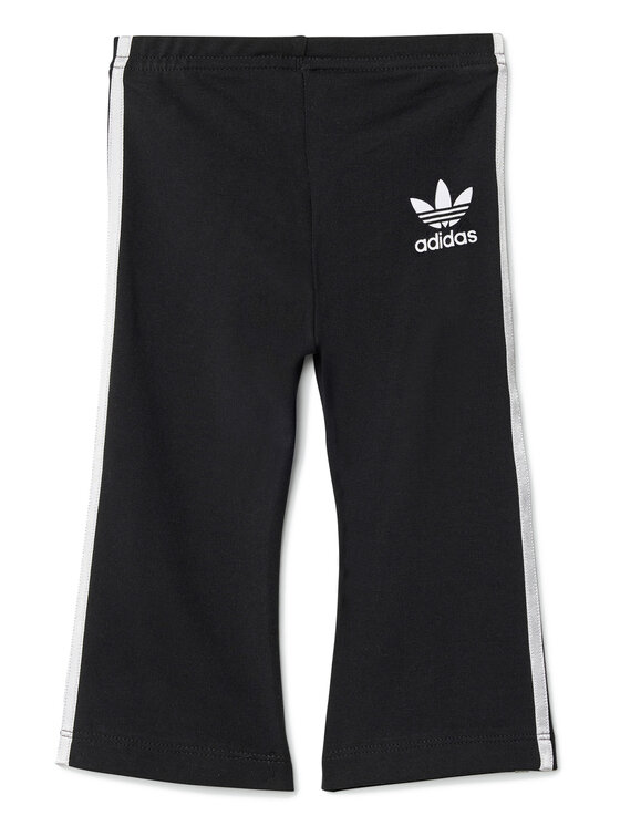 adidas adidas Set majica dugih rukava i leggins JC7867 Crna Flared Fit