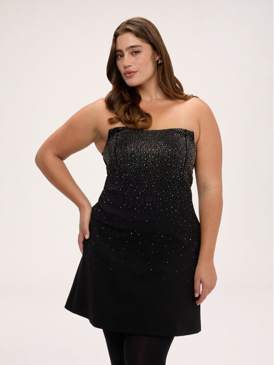 Fiorella Rubino Fiorella Rubino Sukienka codzienna 7032T001884N033 Czarny Regular Fit