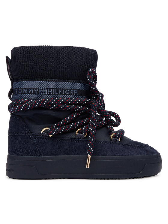Tommy Hilfiger Tommy Hilfiger Hótaposó Tommytech Rwb Snowboot Warm FW0FW09163 Sötétkék