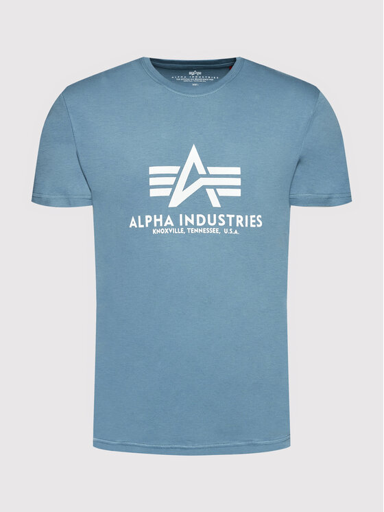 Alpha Industries Alpha Industries T-Shirt Basic 100501 Modrá Regular Fit