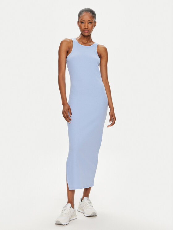 Pieces Pieces Повсякденна сукня Ruka 17136447 Голубий Slim Fit