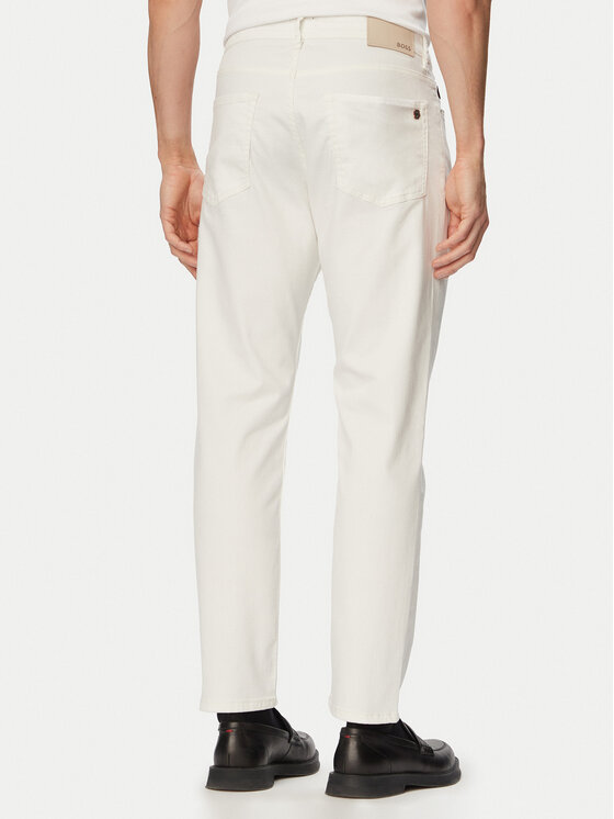 BOSS BOSS Jeansy Re Maine Bo 50561606 Kremowy Regular Fit