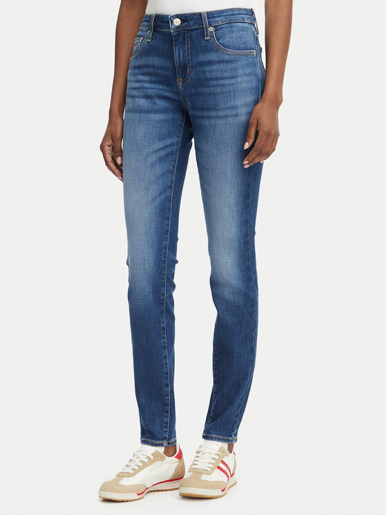 Tommy Jeans Blugi Sophie DW0DW23101 Bleumarin Skinny Fit