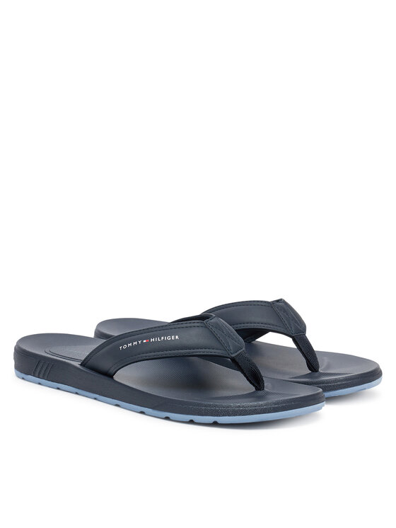 Tommy Hilfiger Tommy Hilfiger Japonki Molded Comfort Th Beach Sandal FM0FM05508 Granatowy