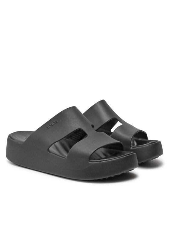 Crocs Crocs Ciabatte Getaway Platform H-Strap 209409 Nero