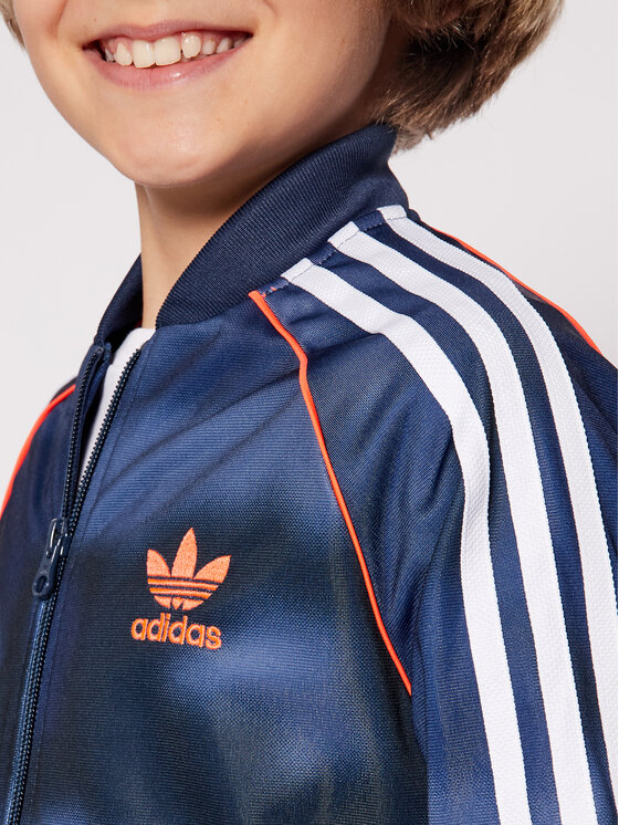 Giacca tuta Adidas Originals da bambino stampa camouflage blu navy/avio |  ScuderiStore