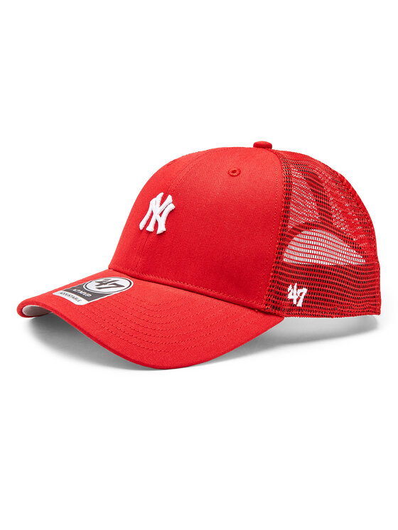 Șapcă 47 Brand MLB New York Yankees Base Runner Mesh 47 MVP B-BRNMS17CTP-RD Roșu