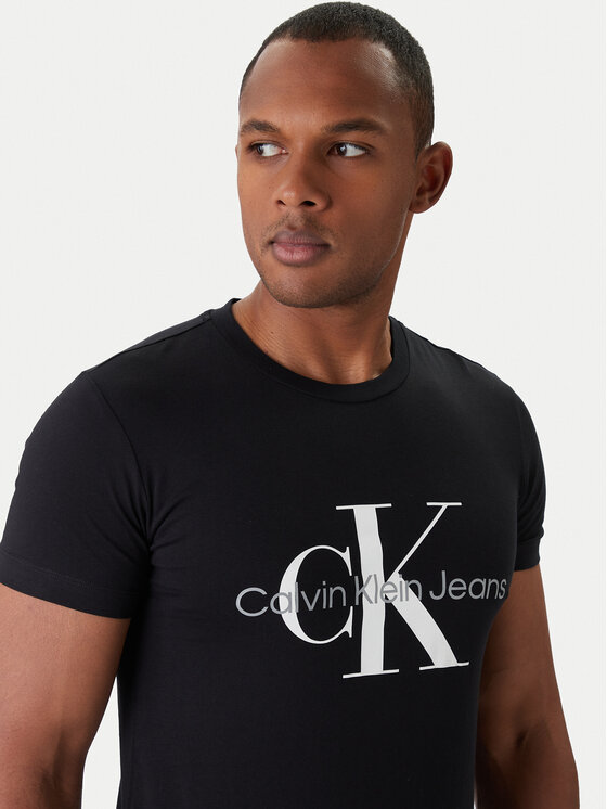 Calvin Klein Jeans Calvin Klein Jeans T-krekls J30J320935 Melns Slim Fit