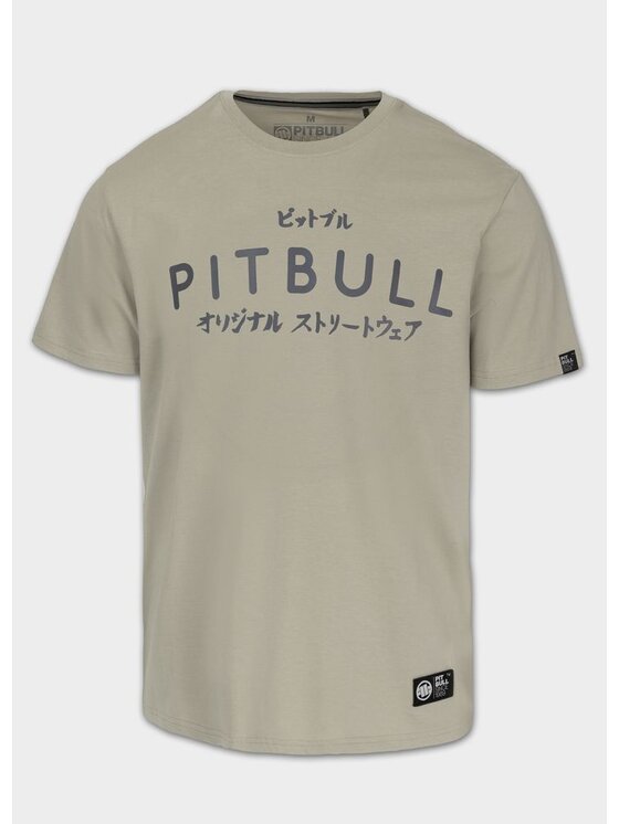PITBULL PITBULL T-Shirt Koszulka męska MT. FUJI 3XL Szary Regular Fit