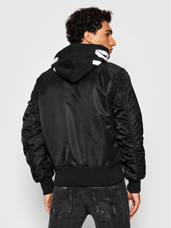 Alpha Industries Alpha Industries Kurtka bomber Ma_1 Zhp 118101 Czarny Regular Fit